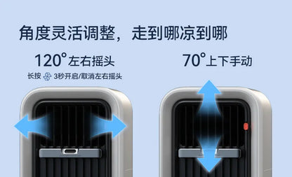 Powerful No Punch Wall Hanging Ice Mist Fan Mini Kitchen Cooling Air Conditioner Ceiling Mount Cooler Fan