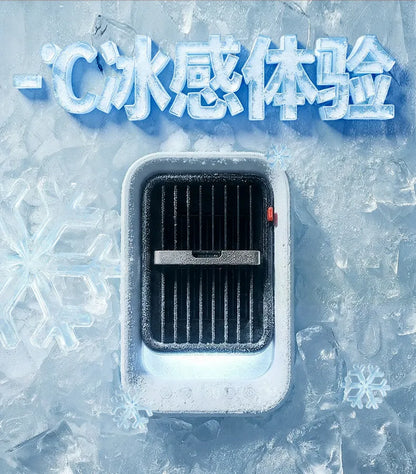 Powerful No Punch Wall Hanging Ice Mist Fan Mini Kitchen Cooling Air Conditioner Ceiling Mount Cooler Fan