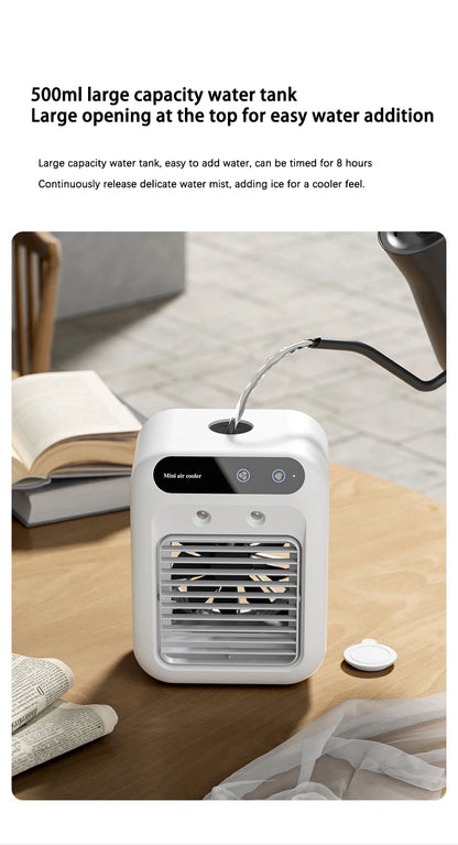 ZaiXiao Portable Mini Air Conditioner Cooler Fan Water Cooling Fan  Conditioning air cooler For Office Mobile  Conditioner