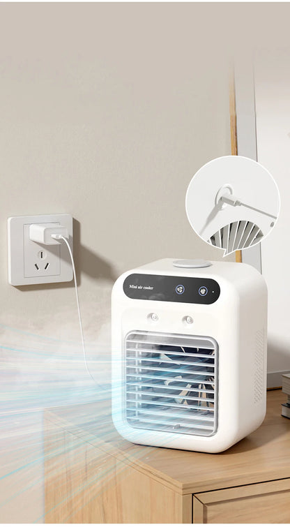 ZaiXiao Portable Mini Air Conditioner Cooler Fan Water Cooling Fan  Conditioning air cooler For Office Mobile  Conditioner