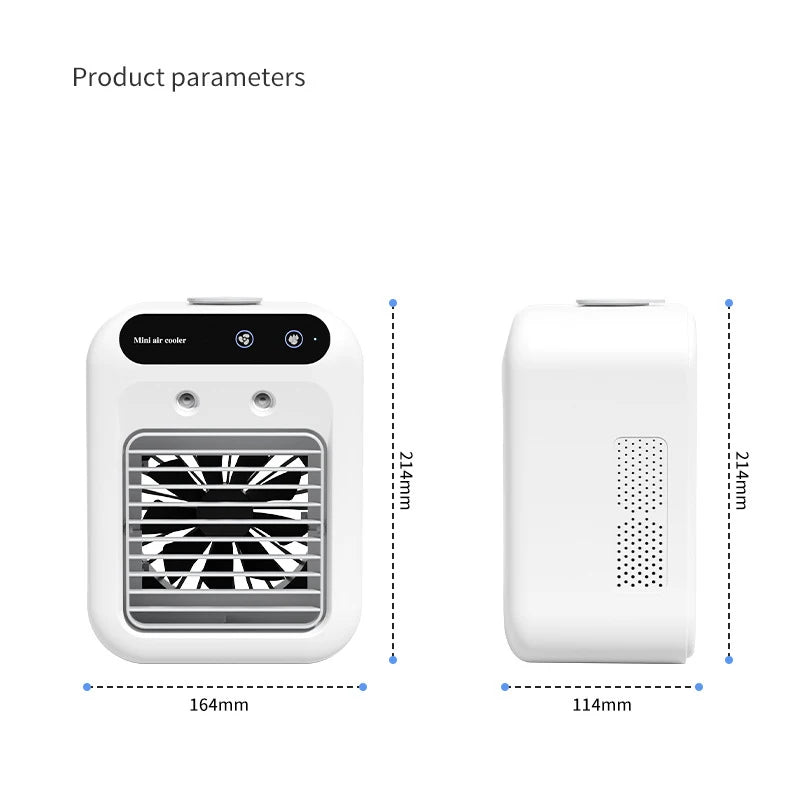 ZaiXiao Portable Mini Air Conditioner Cooler Fan Water Cooling Fan  Conditioning air cooler For Office Mobile  Conditioner